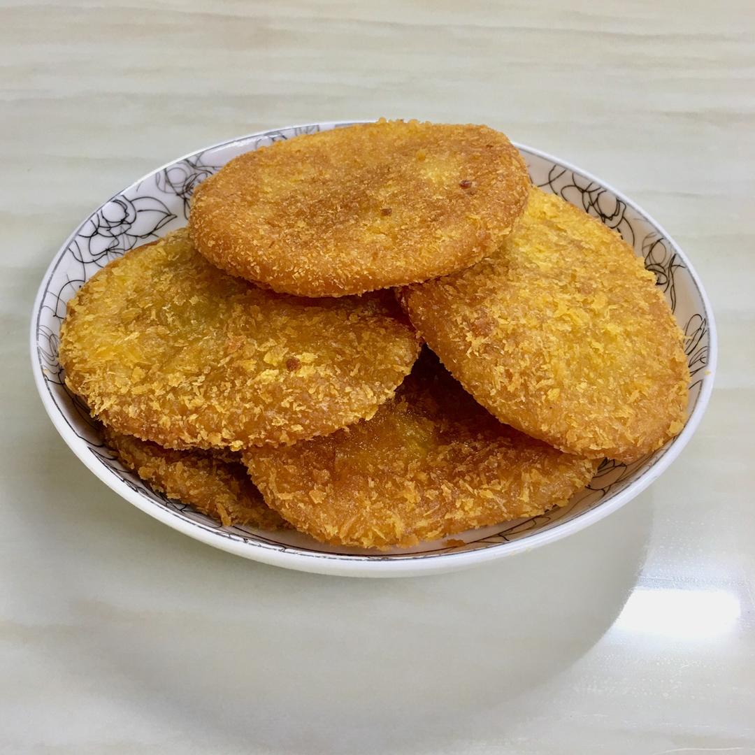雪花南瓜饼
