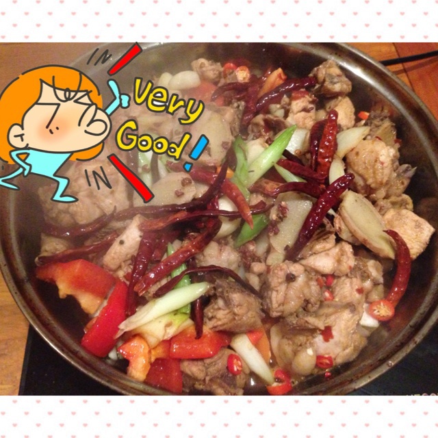 香辣鸡煲