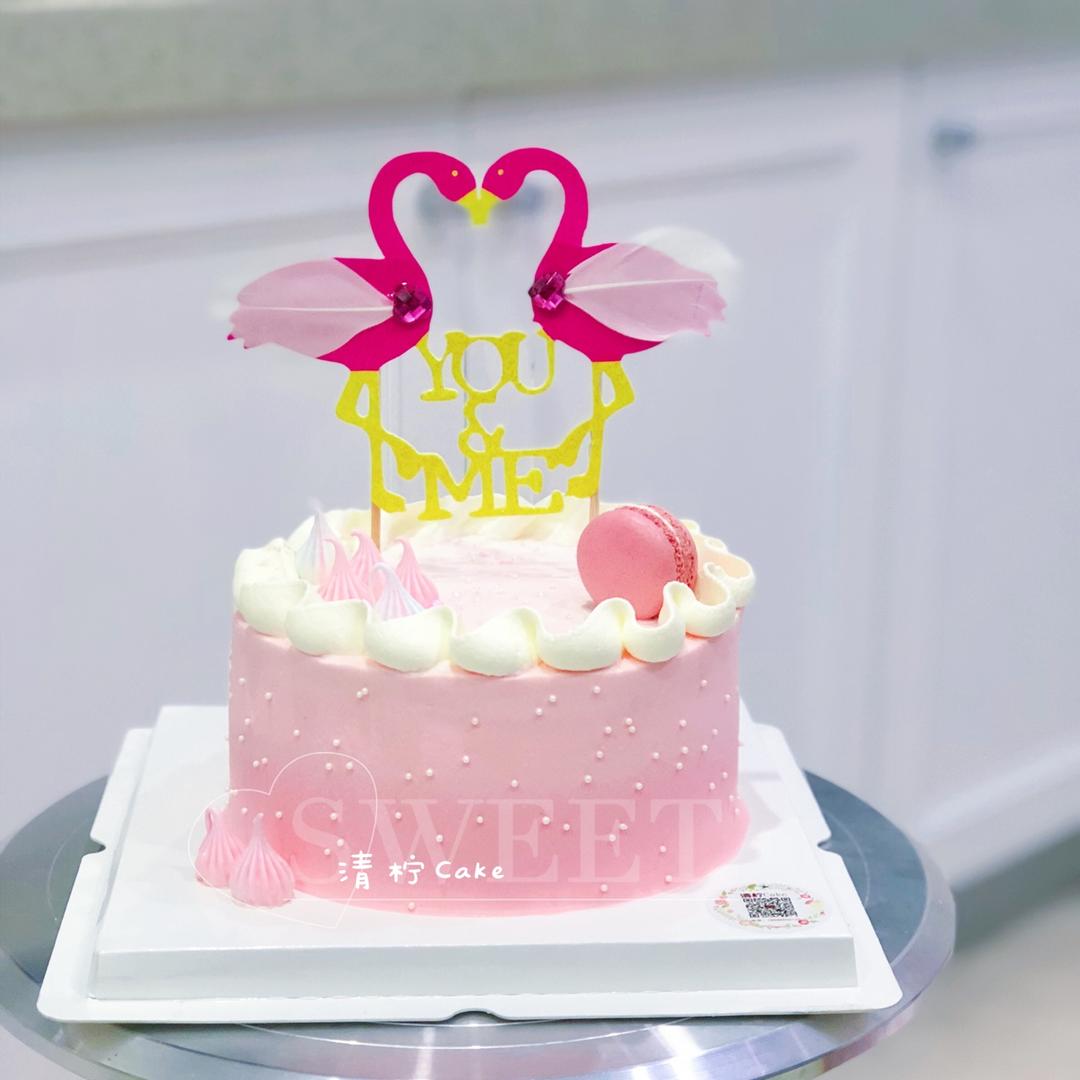 气球蛋糕 火烈鸟蛋糕 火烈鸟梦幻气球蛋糕