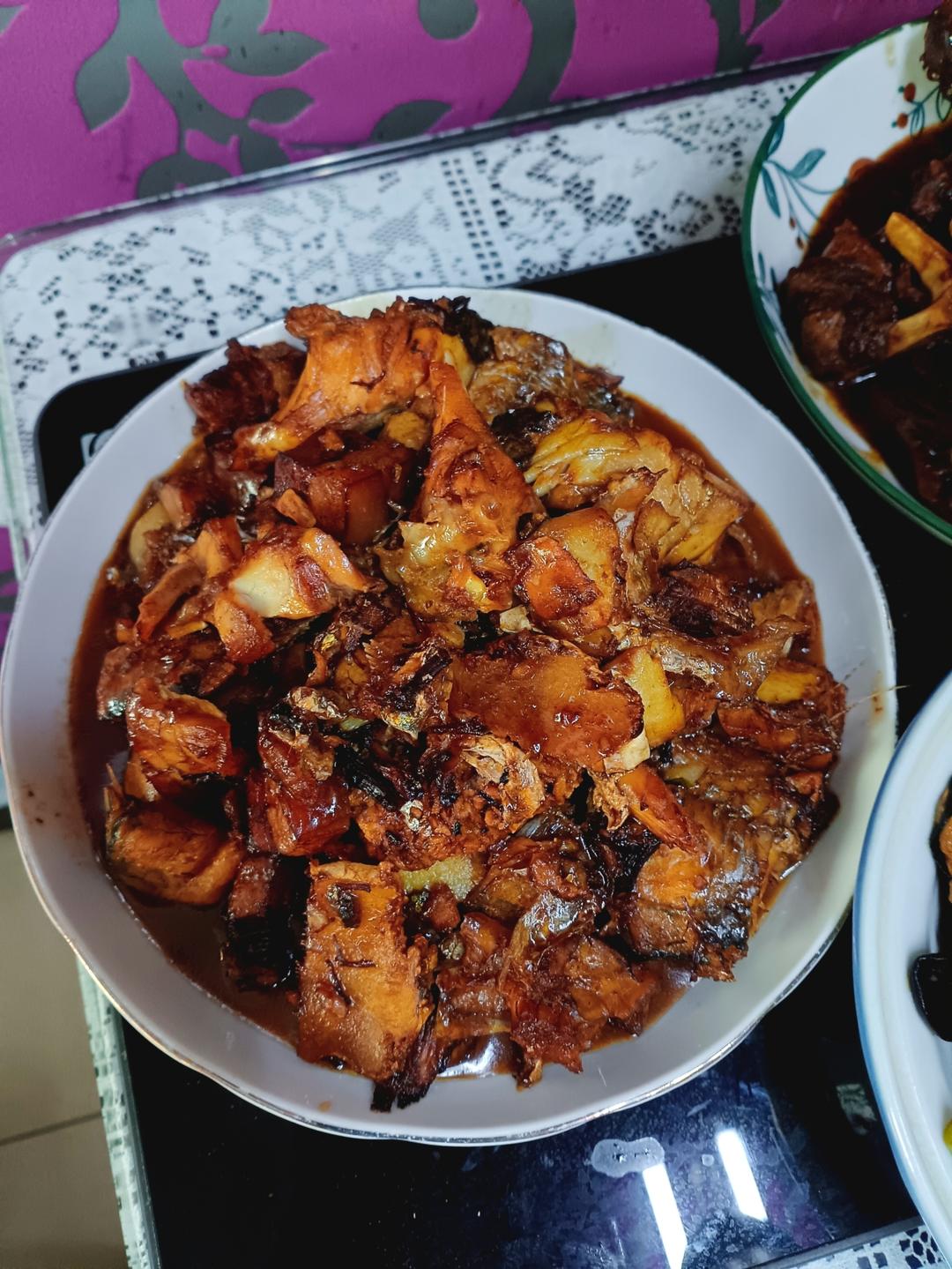 黄鱼红烧肉