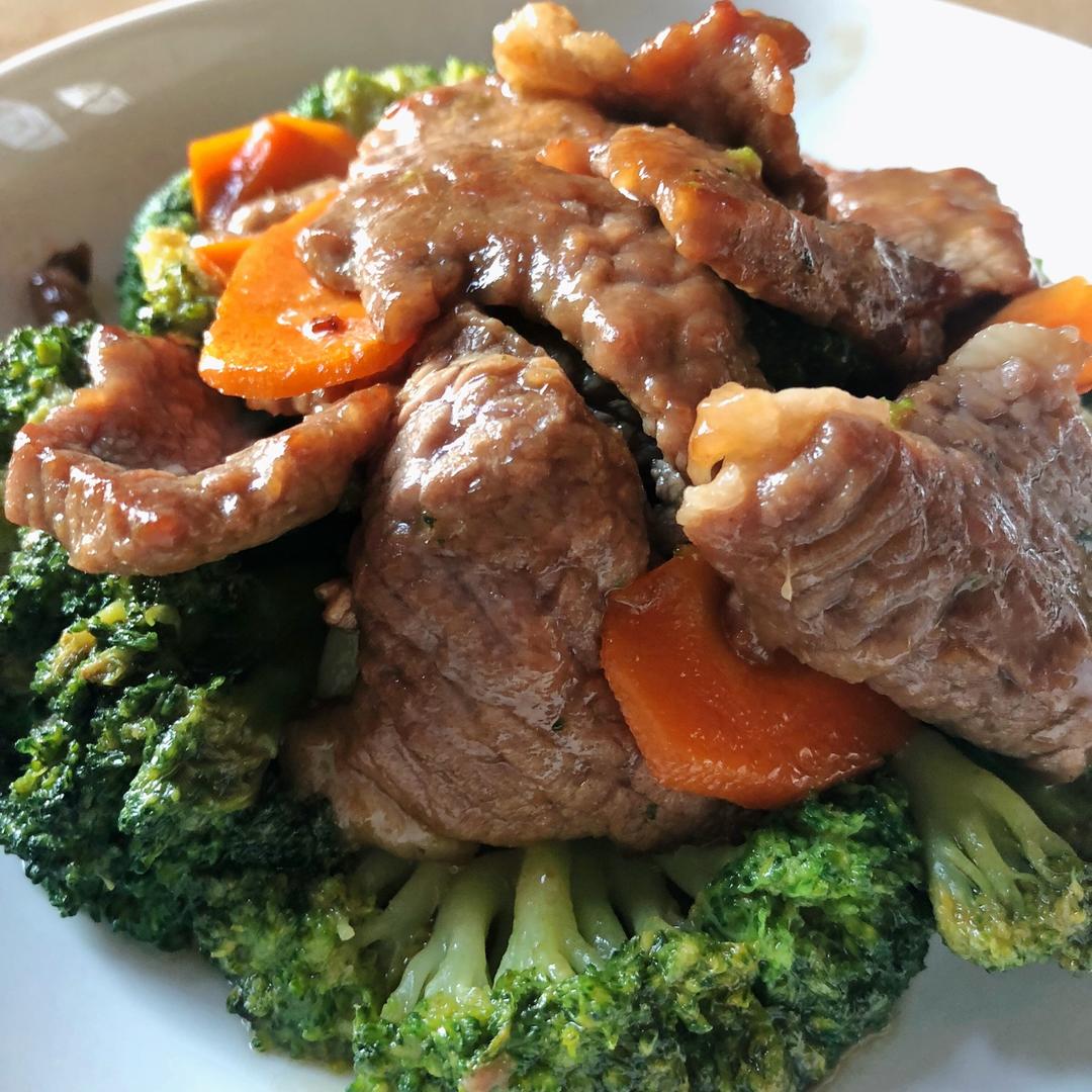 西兰花炒牛肉