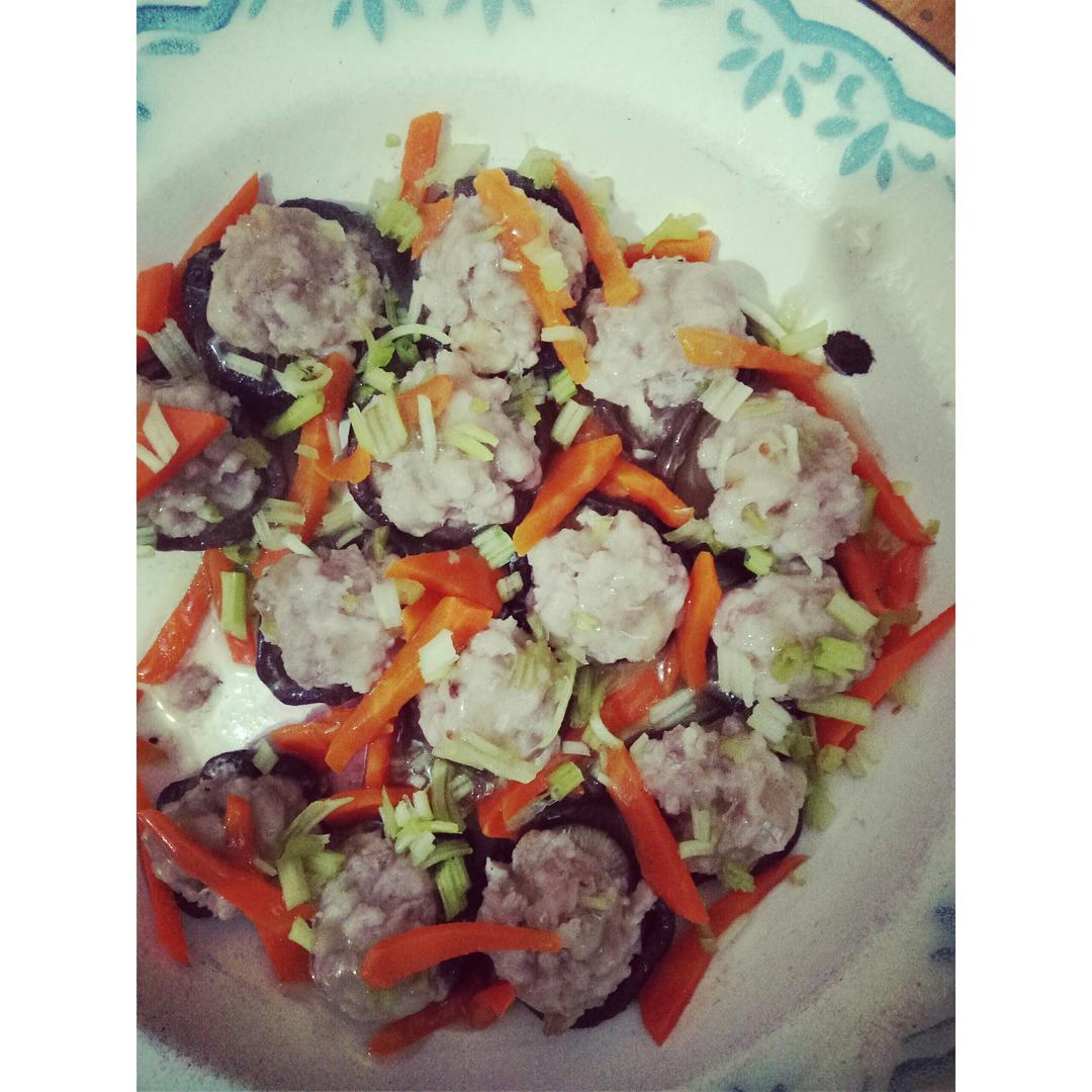 豆腐肉末酿香菇