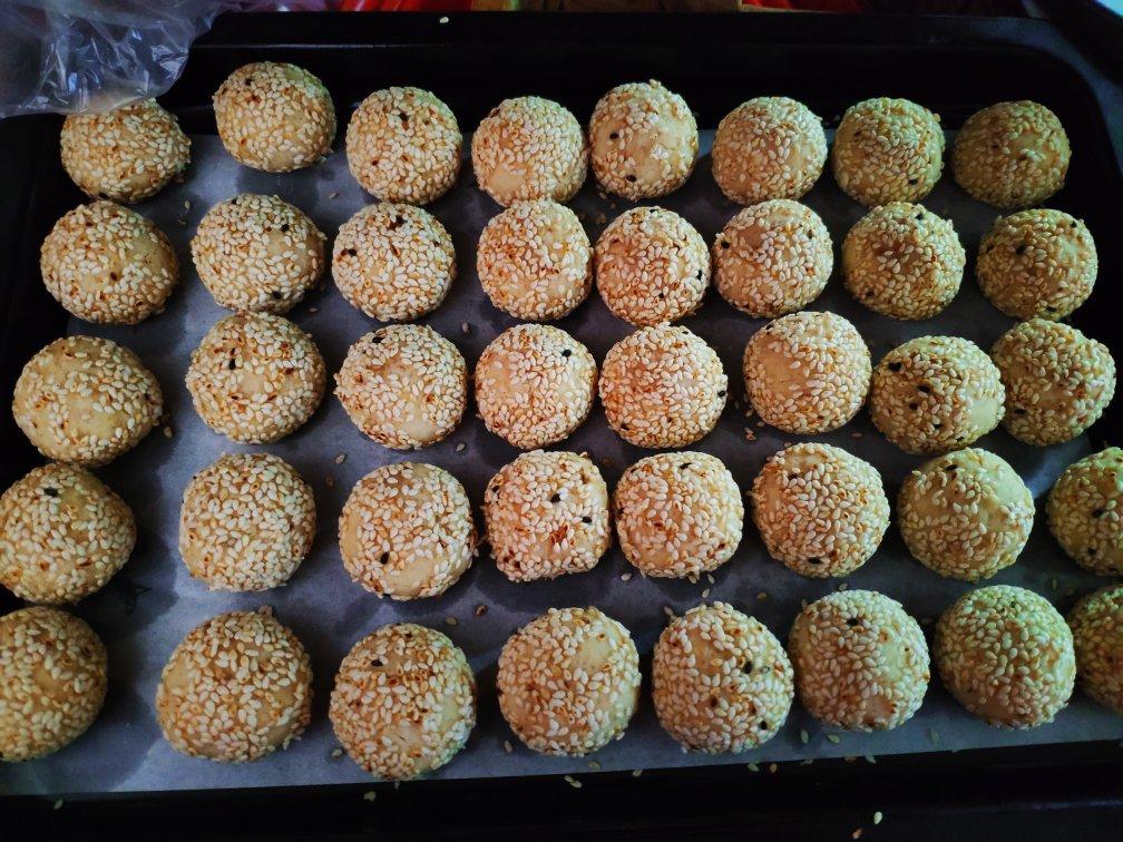 蛋黄芝麻酥，补钙小零嘴