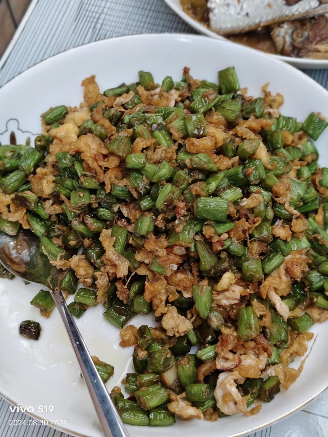 豆角炒蛋超级下饭菜，不好吃算我输