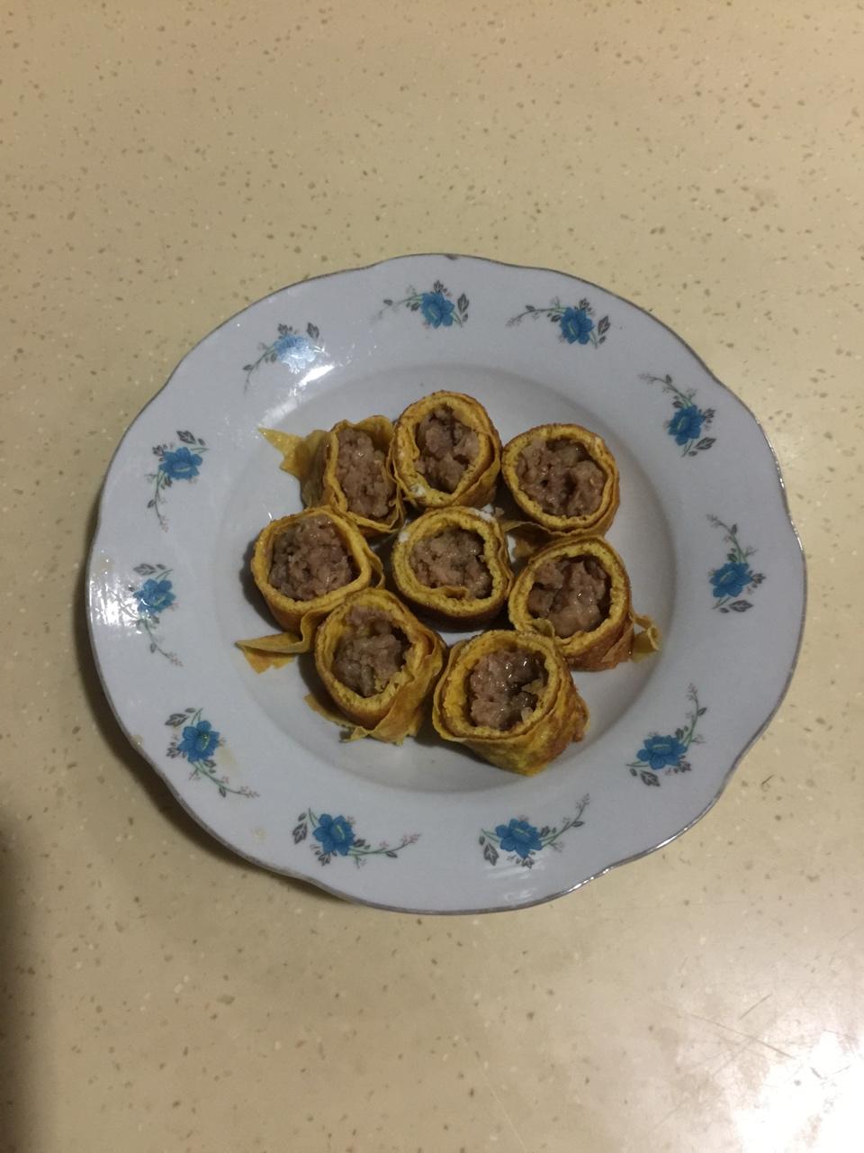 鲜虾鸡蛋卷宝宝辅食精华一岁以上宝宝