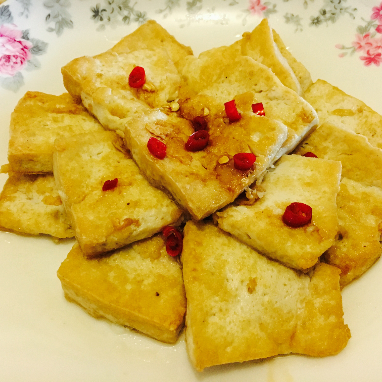 家常煎豆腐