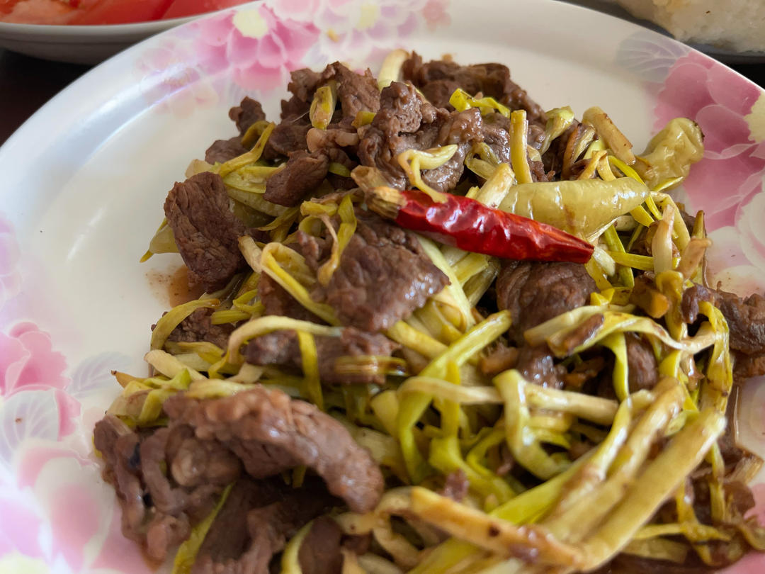 最好吃的韭黄炒肉