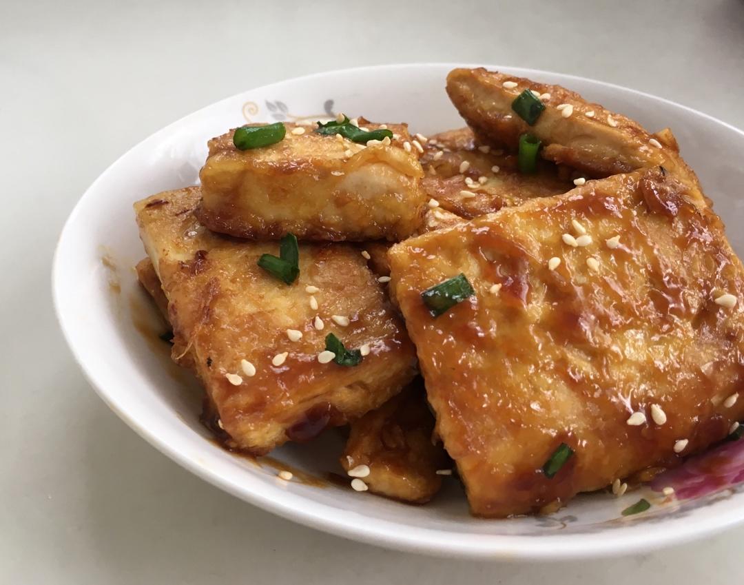 无敌好吃的香煎豆腐