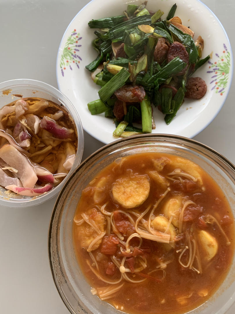 金针菇烧日本豆腐