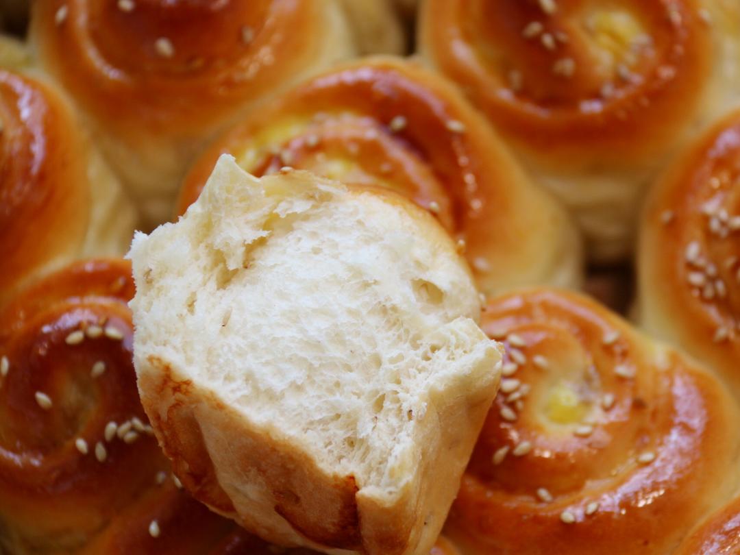 纯奶手撕吐司的做法 步骤1