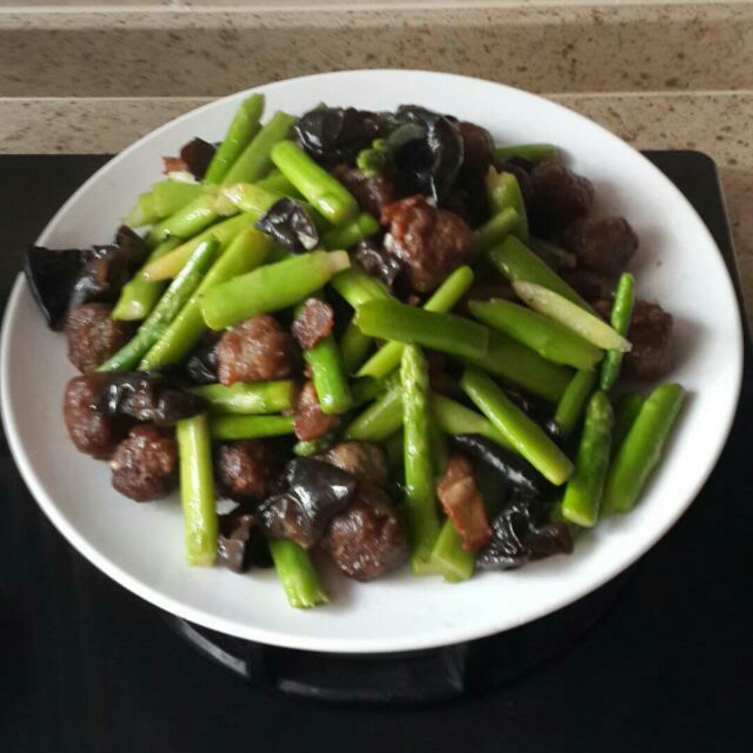 芦笋炒肉