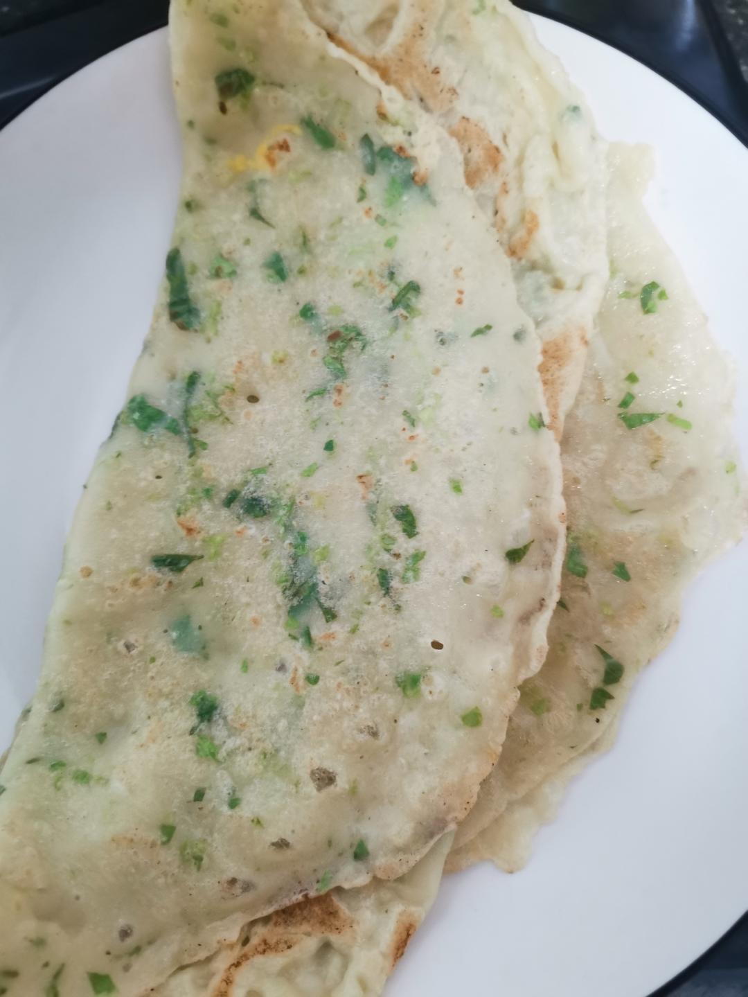 鸡蛋红薯粉煎饼