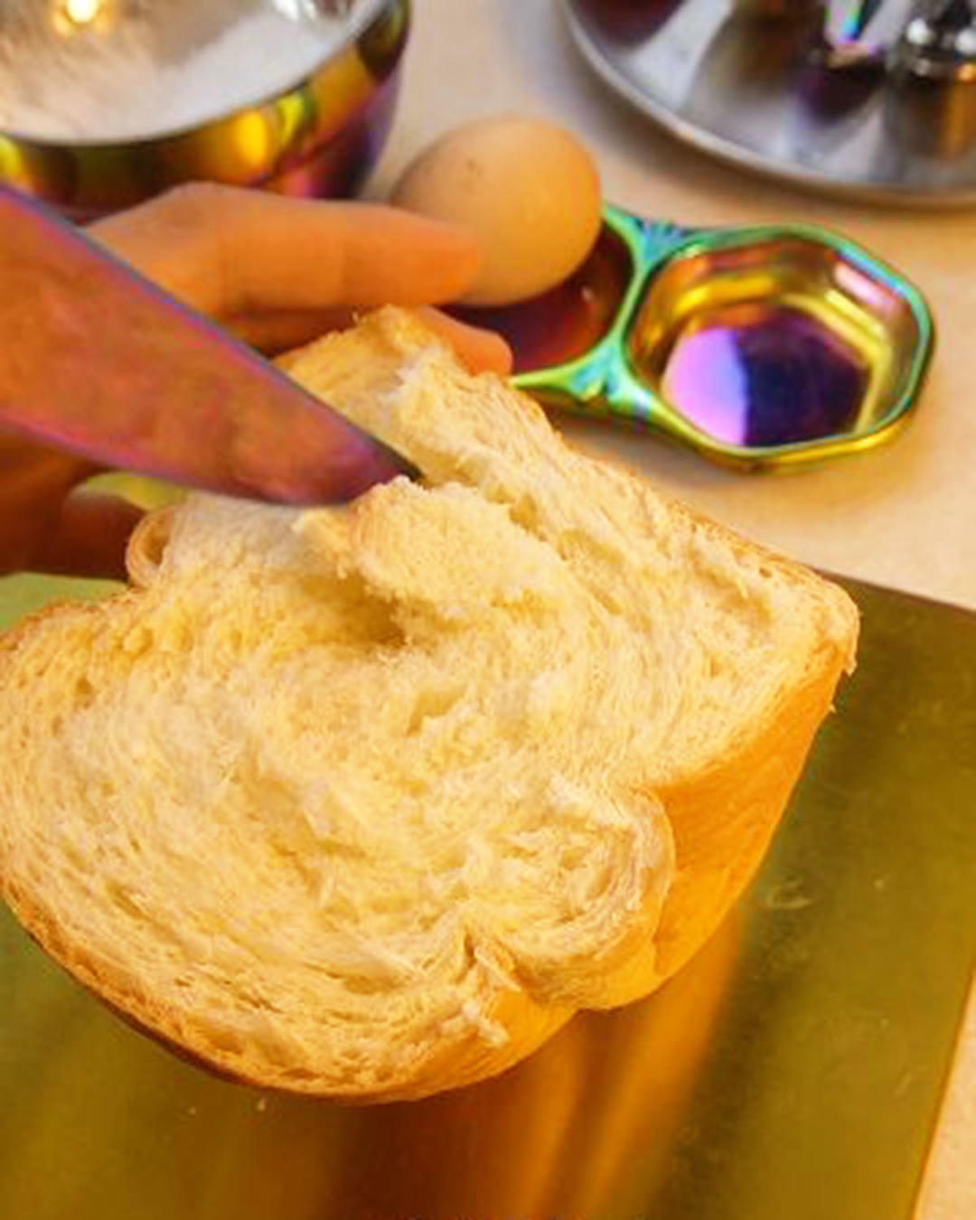 纯奶手撕吐司的做法 步骤1