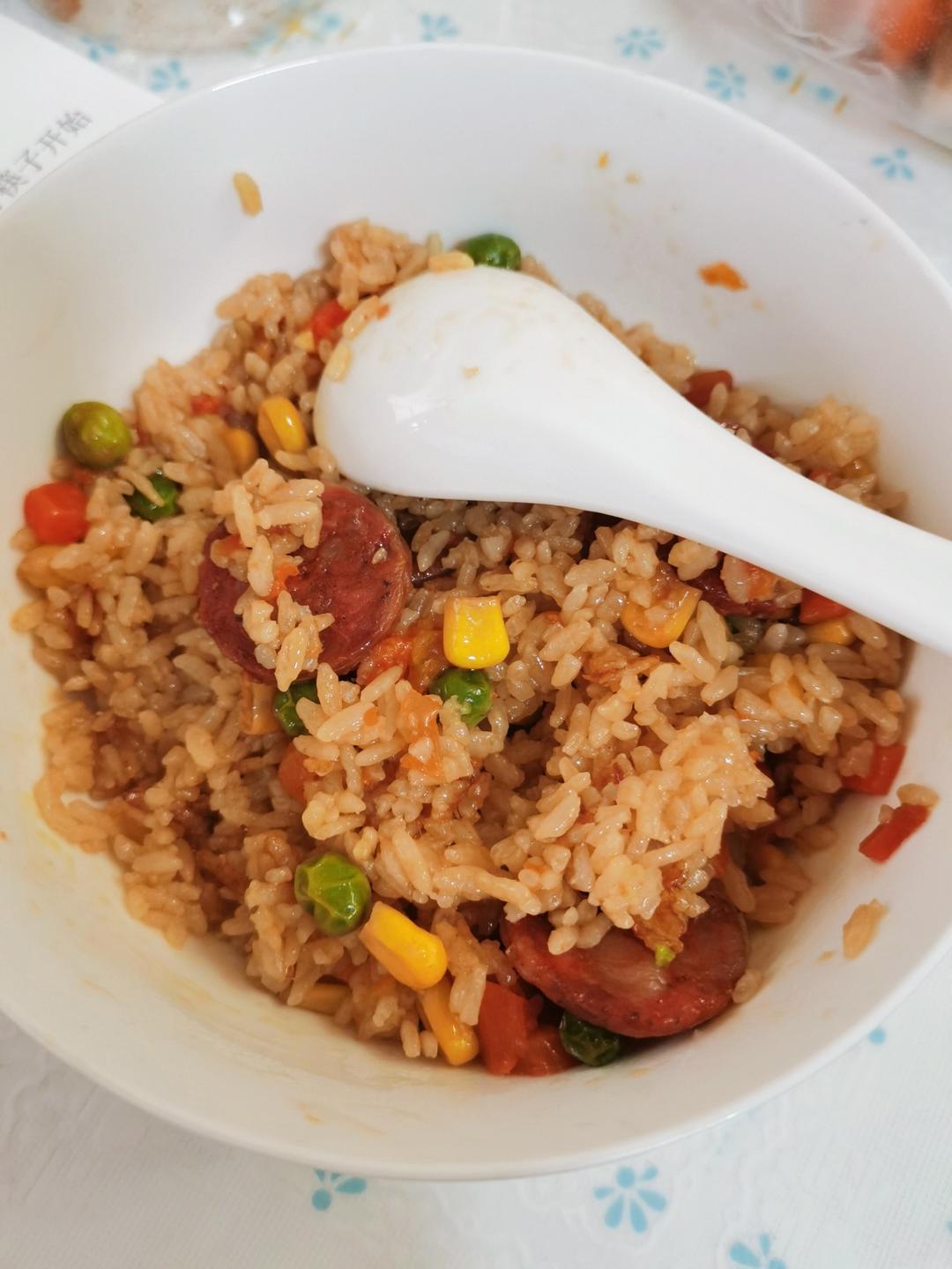 腊肠焖饭