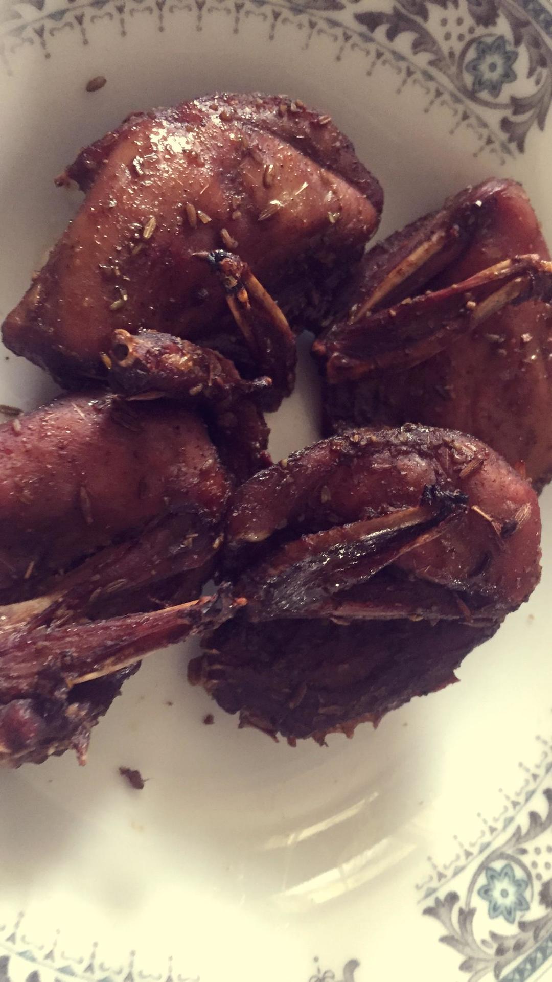 香辣烤鹌鹑（简易烤箱版）