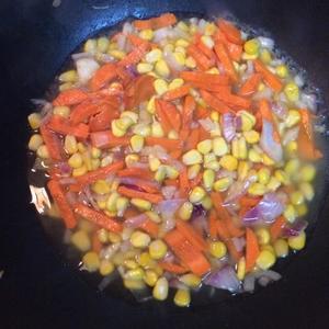 玉米胡萝卜奶油浓汤的做法 步骤5
