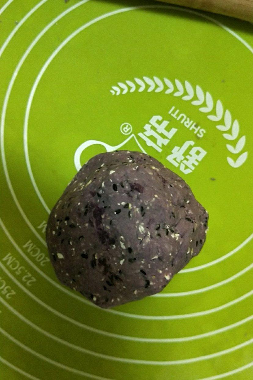 无油无糖的紫薯燕麦饼干
