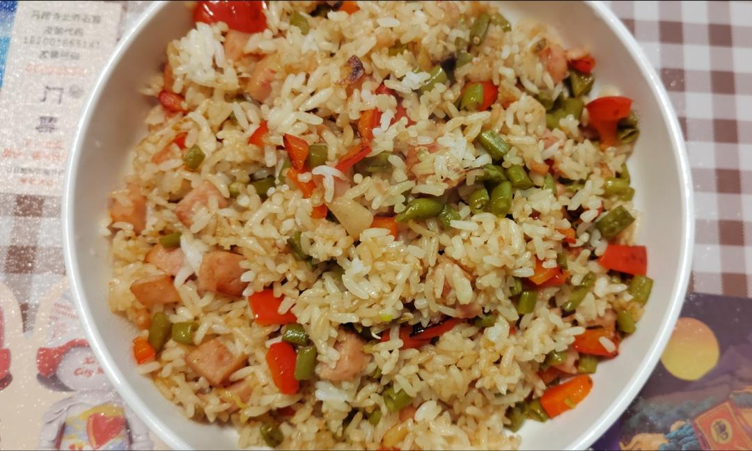 酸豆角炒饭