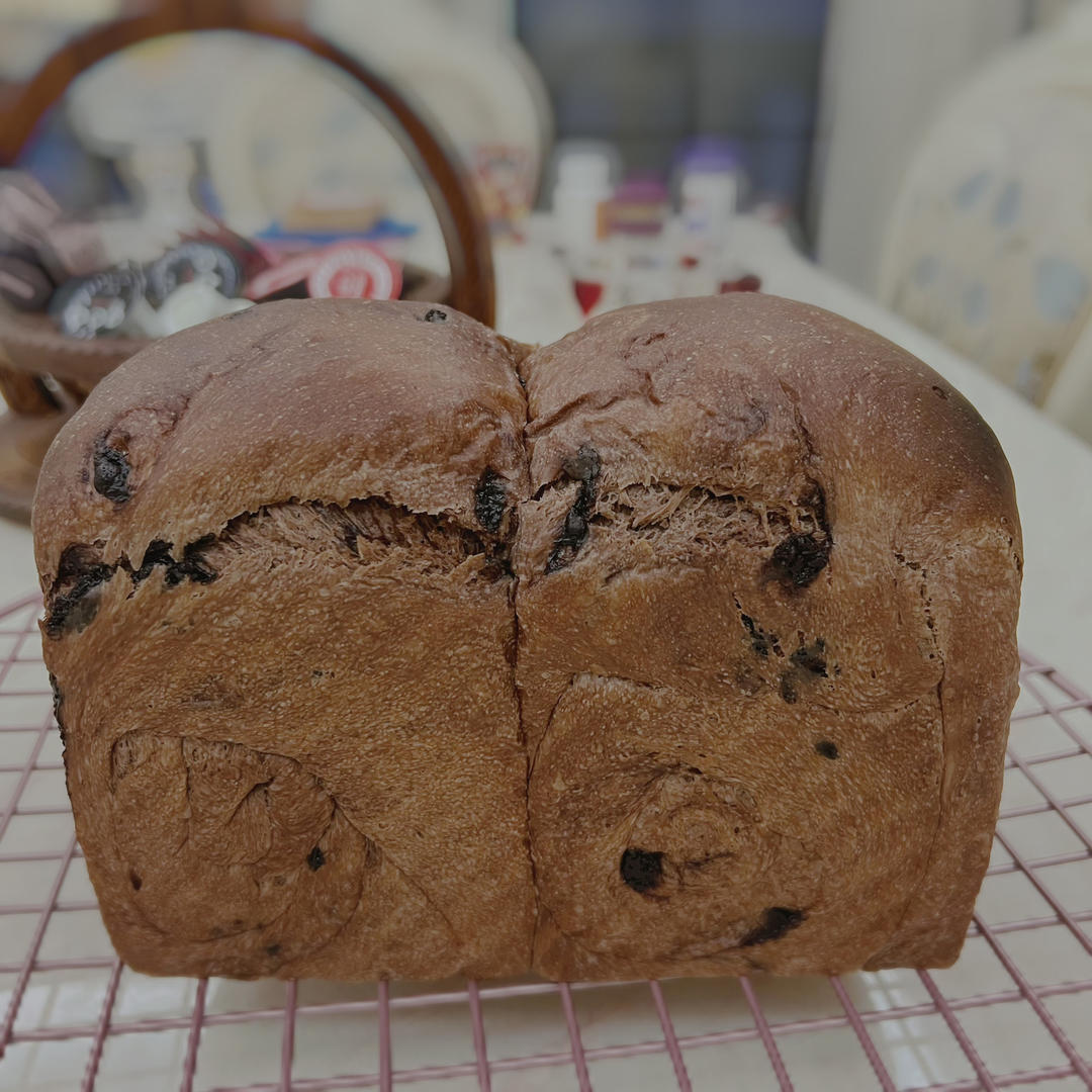 奶油巧克力吐司