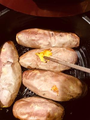 空气炸锅烤红薯(超级简单)的做法 步骤5