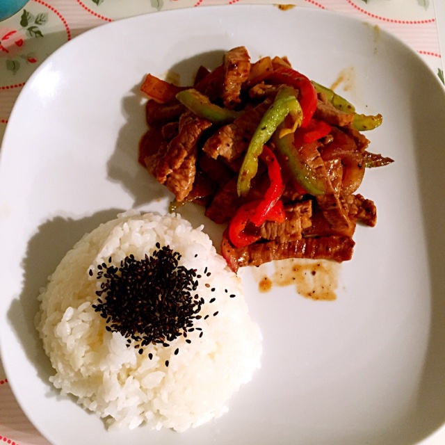 黑椒牛柳