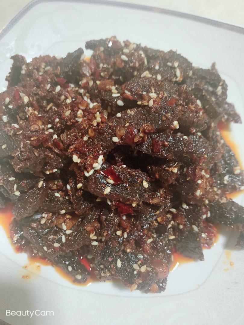 麻辣牛肉干