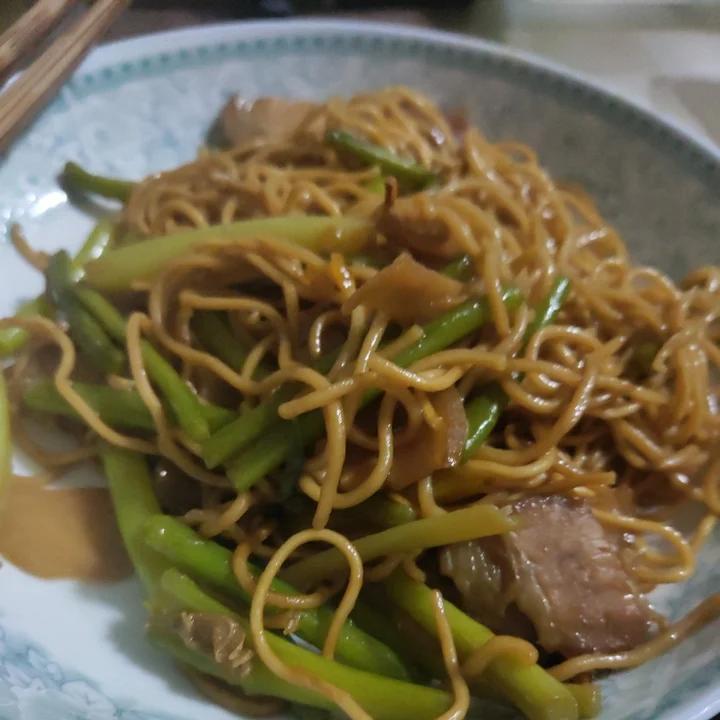 地道老北京扁豆焖面 豆角焖面 太好吃小心吃撑哦