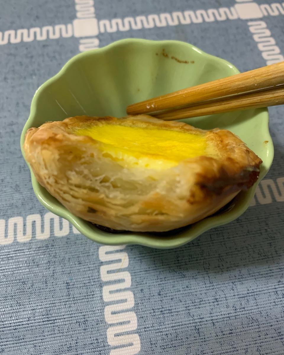 印度飞饼（手抓饼）做的超酥脆蛋挞😋（无淡奶油版）