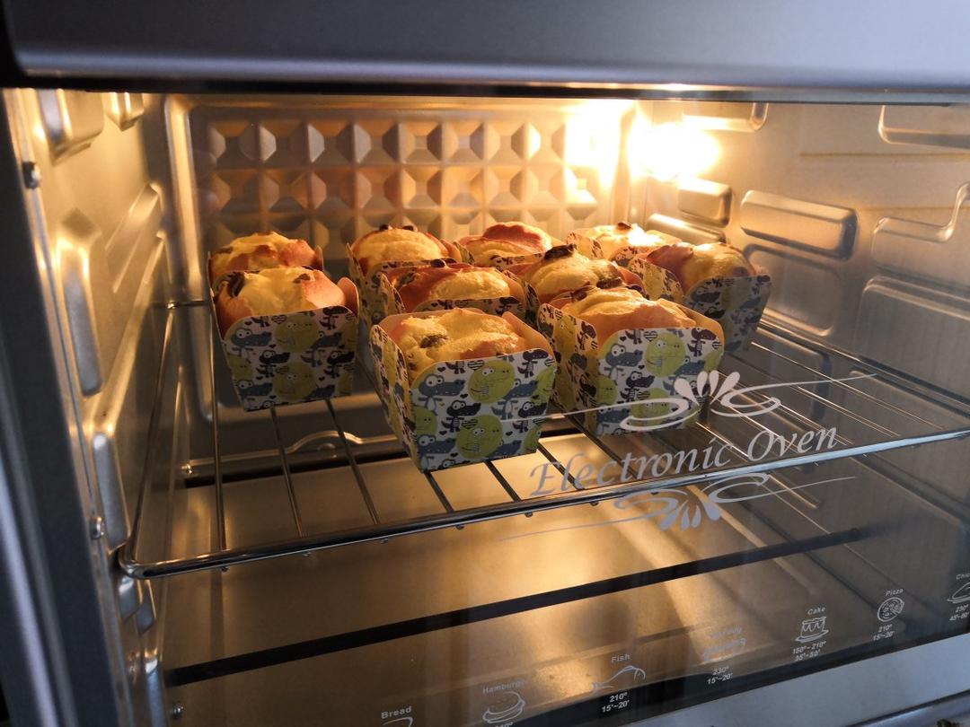 纸杯蛋糕（蔓越莓版可爱到爆）