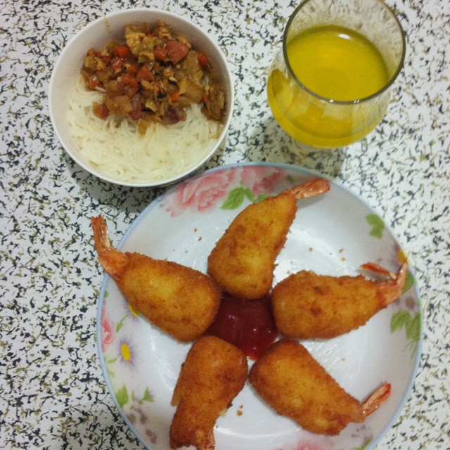土豆虾球