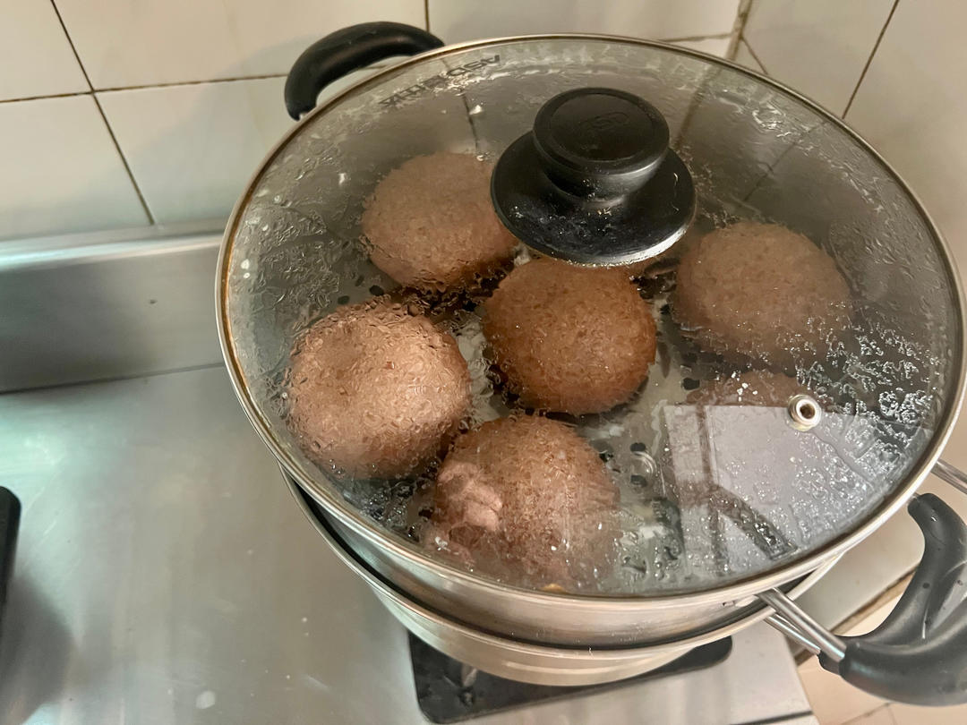 黑全麦粉无糖馒头！控糖减脂餐