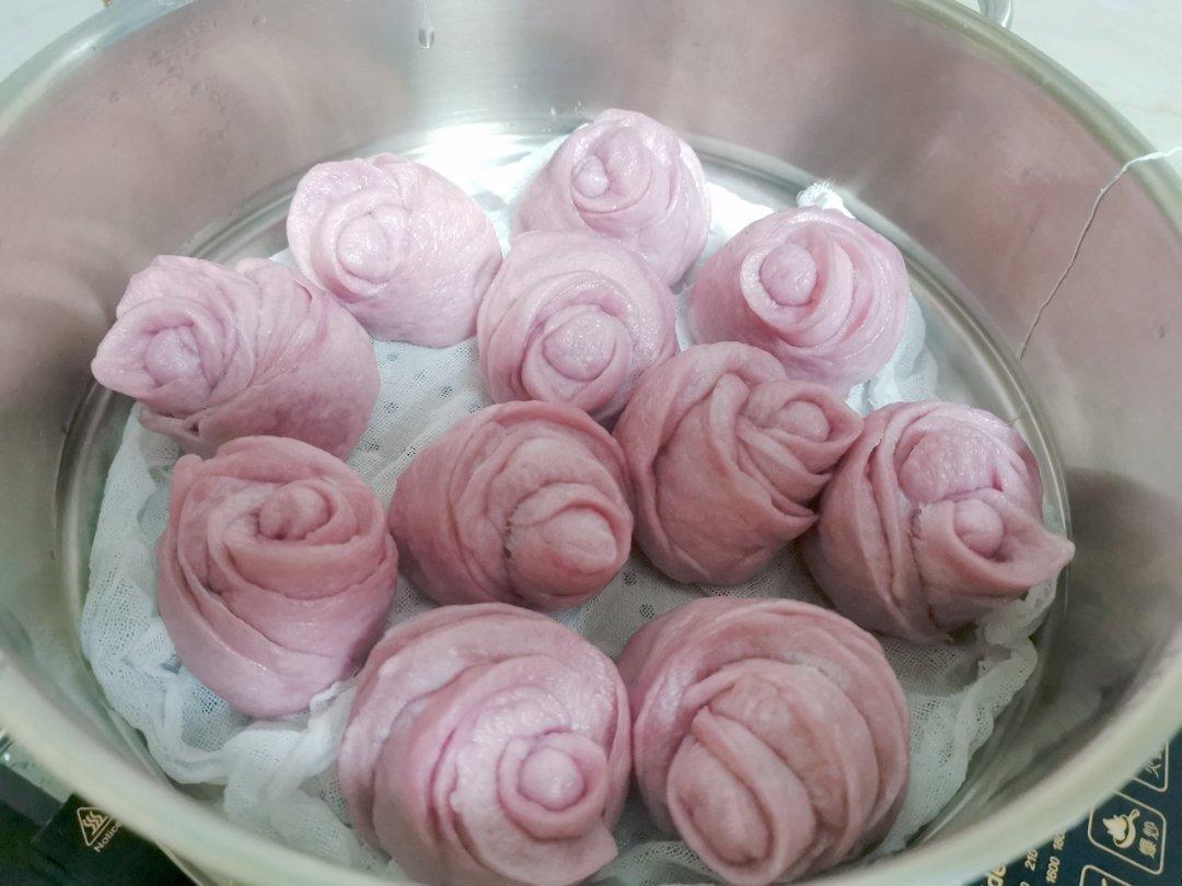 玫瑰花馒头