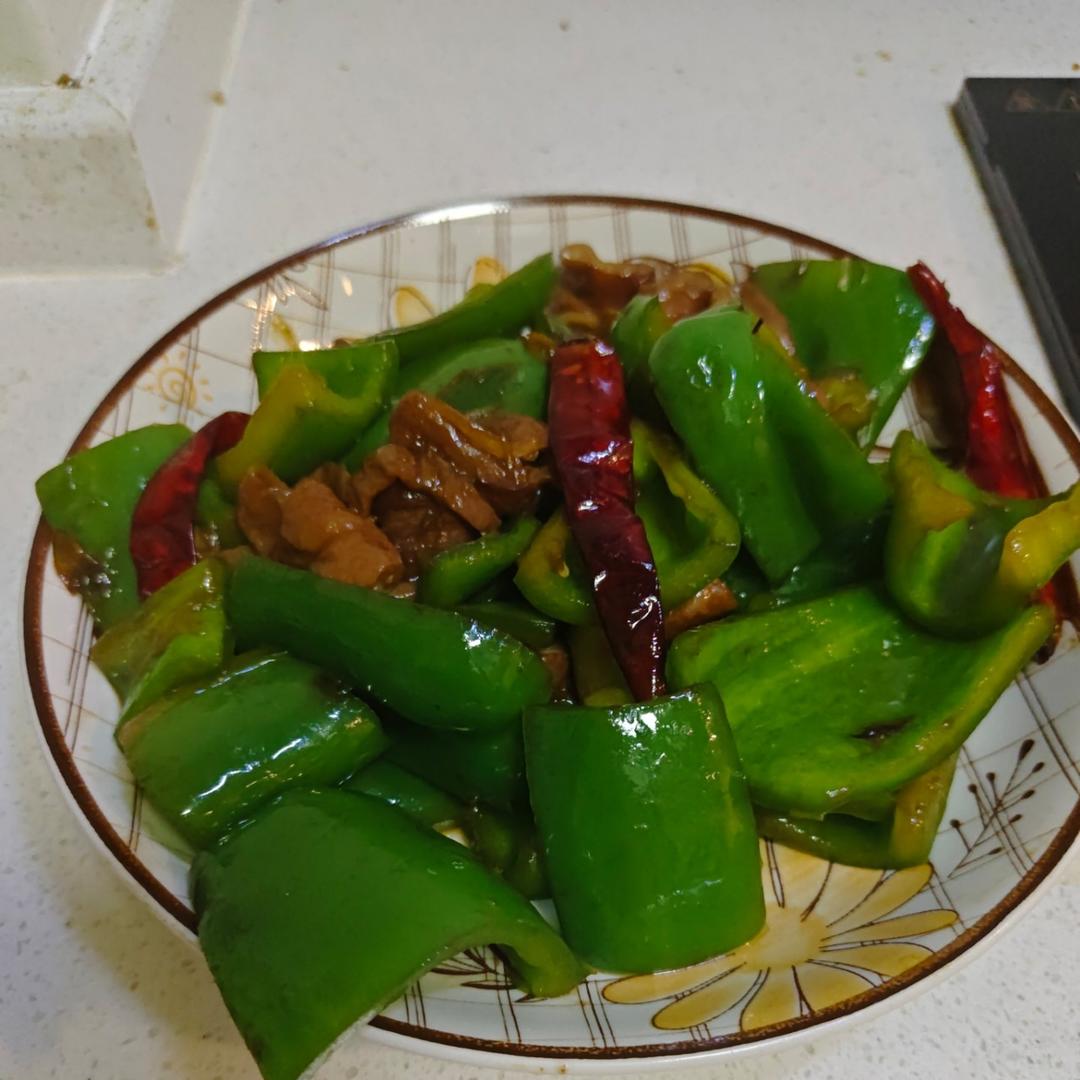 青椒炒肥肠