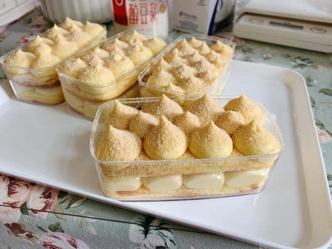 网红日式豆乳盒子蛋糕