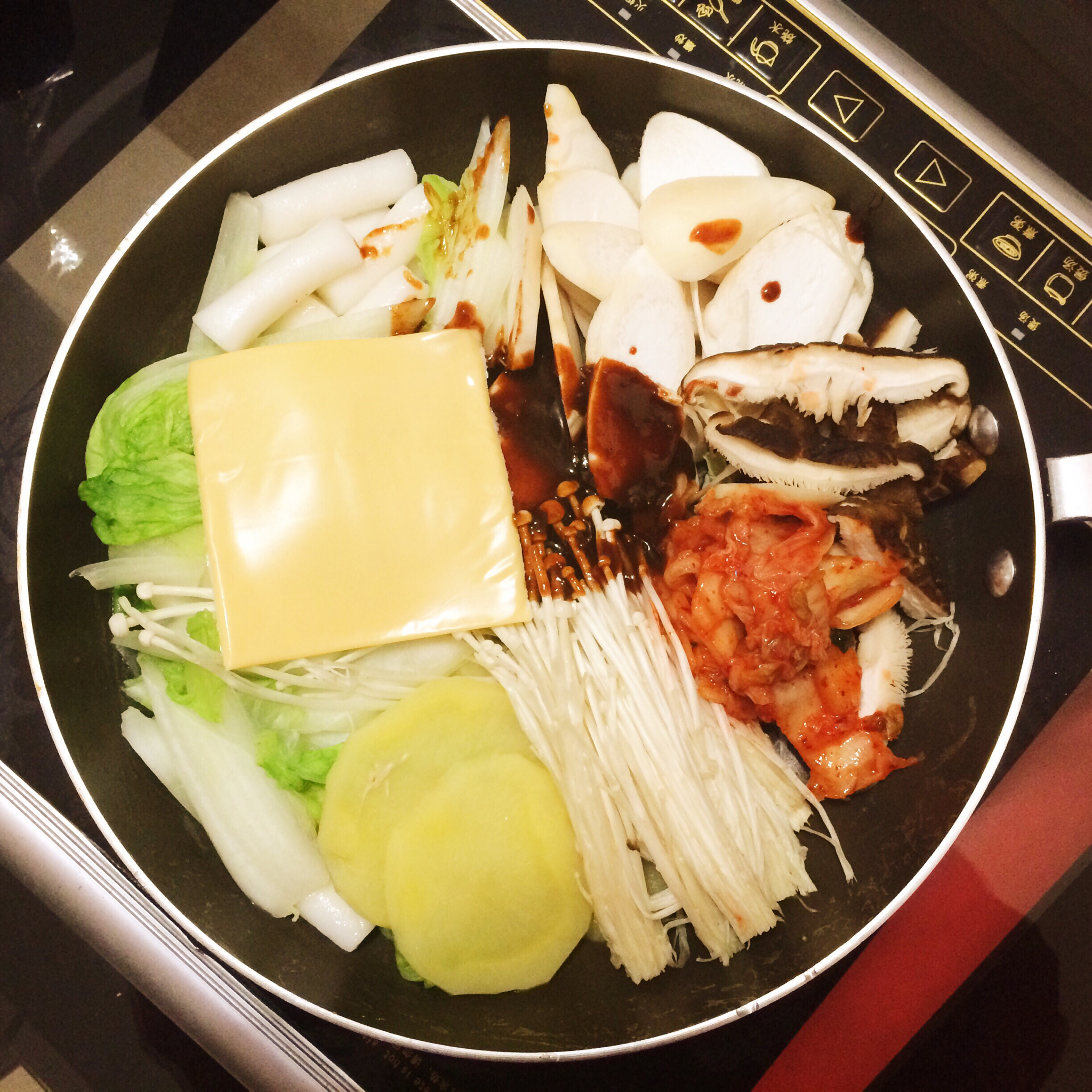 韩国芝士年糕火锅