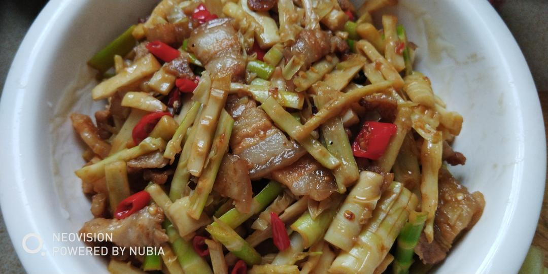 小笋炒五花肉