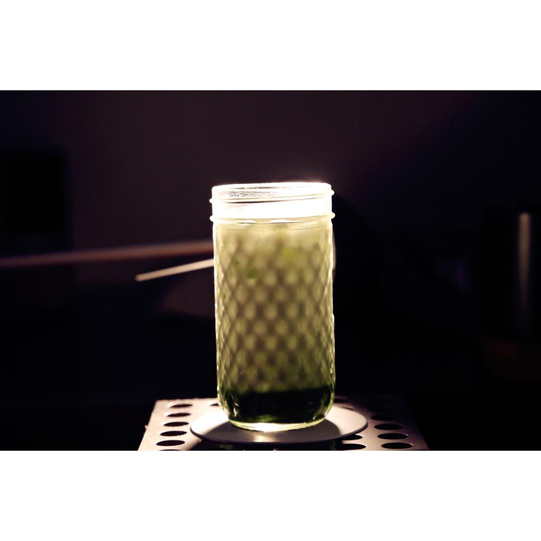 【夏日快手饮品】抹茶红豆冰拿铁