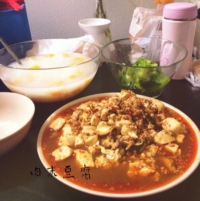 肉末香菇豆腐