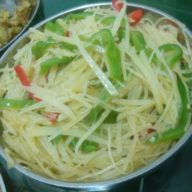 青椒土豆丝