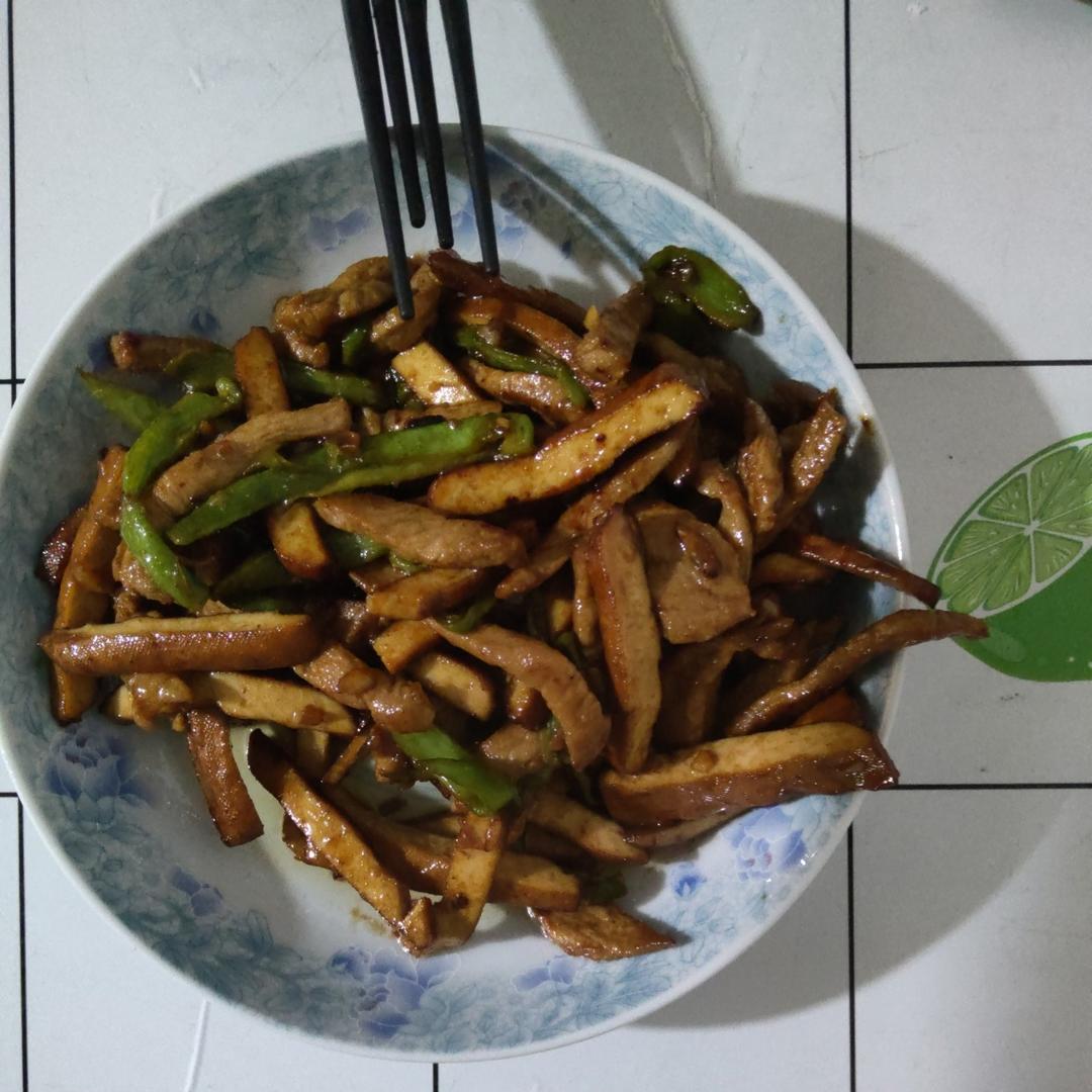 豆干炒肉丝