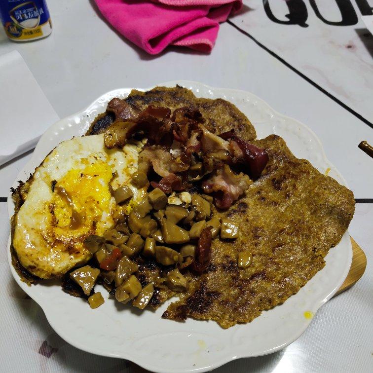 超容易生酮亚麻籽粉卷饼 keto tortilla