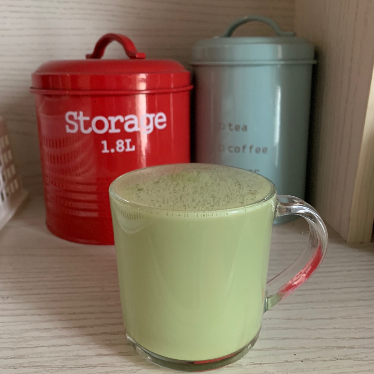 豆奶抹茶拿铁 (Soy Green Tea Latte)