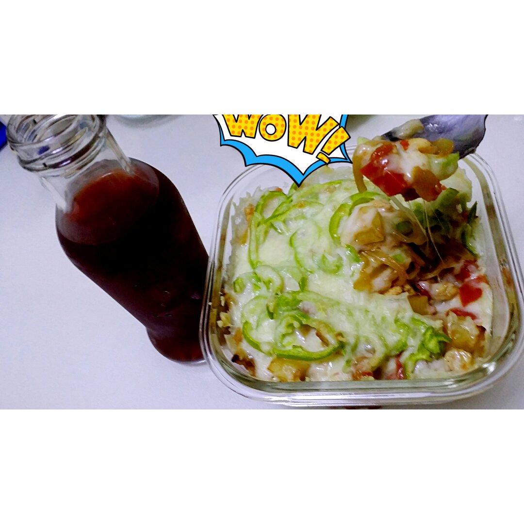 番茄鸡肉浓情焗饭【两人份】