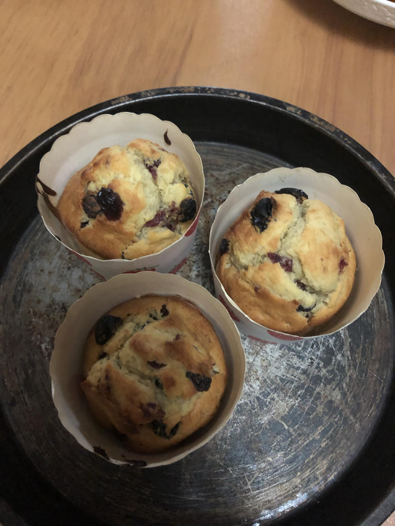 少女心的香蕉蔓越莓玛芬