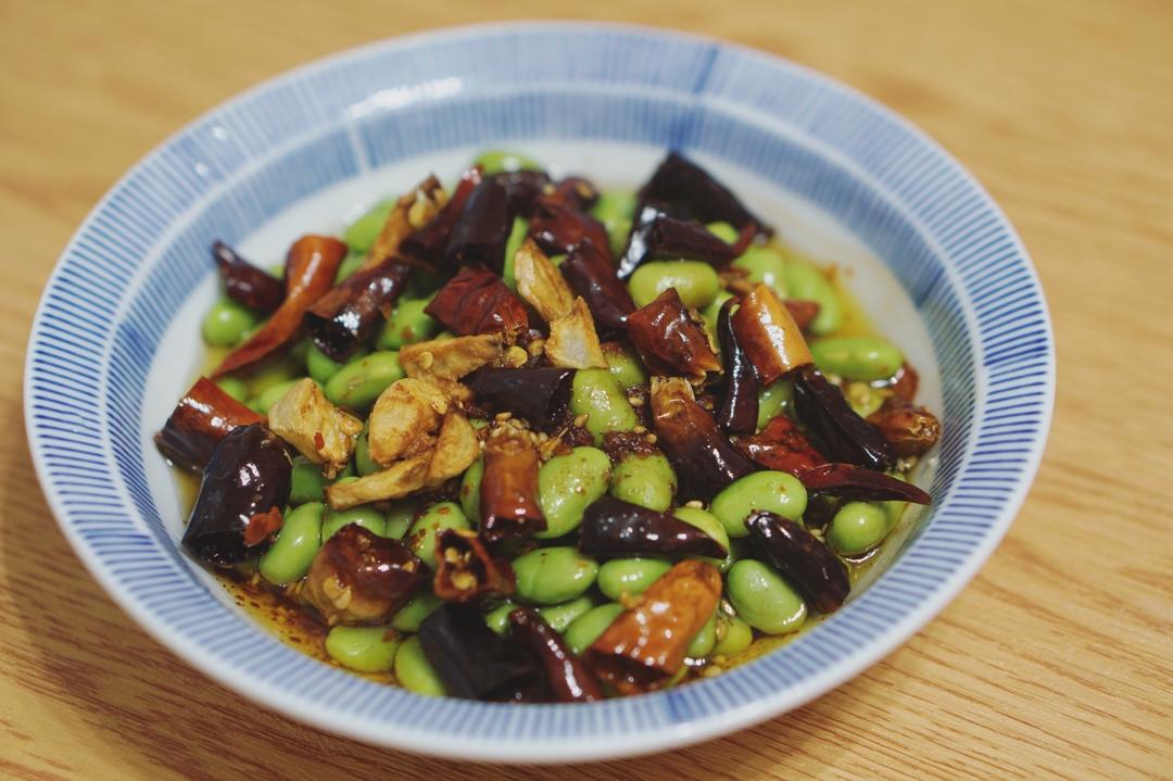 油泼毛豆