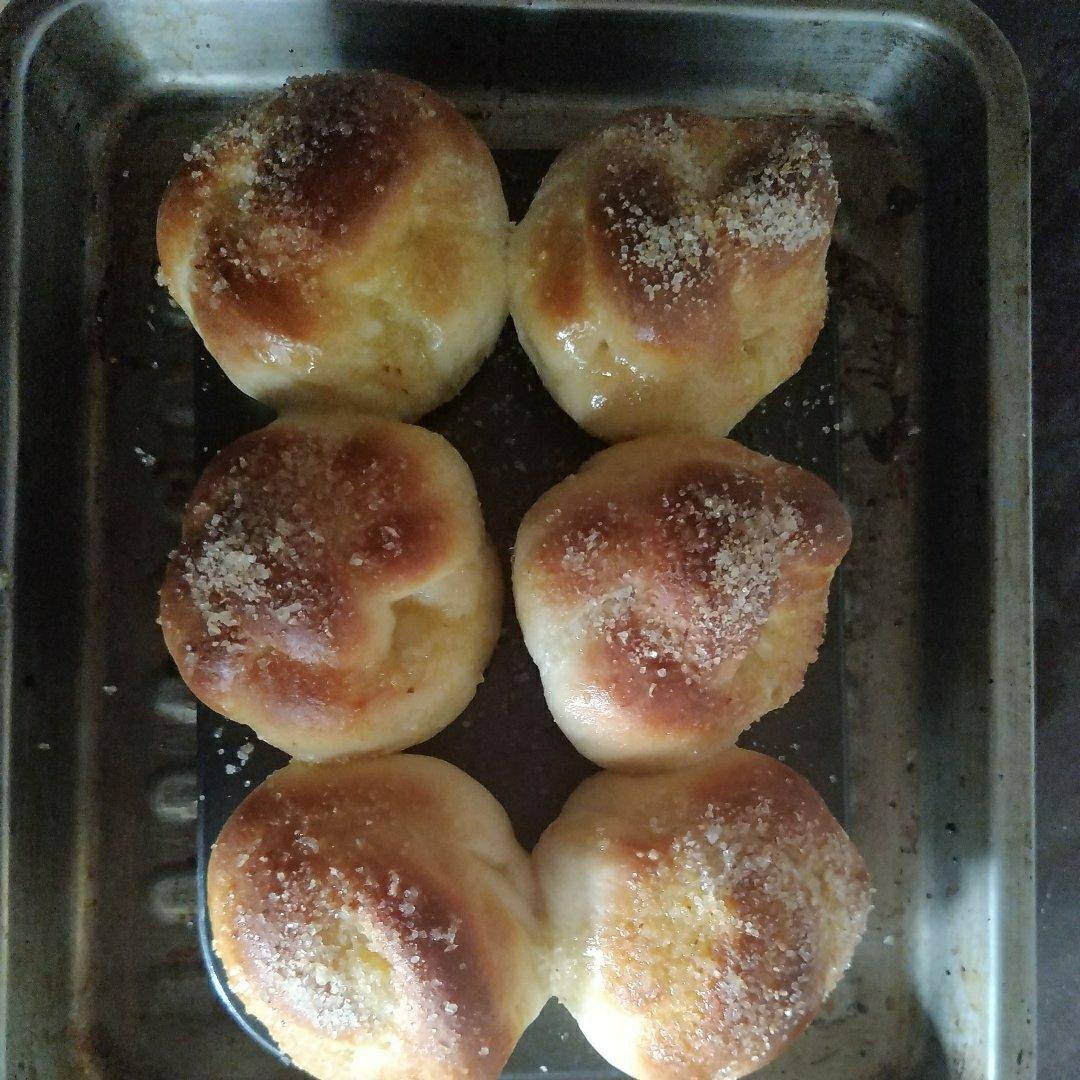 砂糖绣球小面包~天然酵种(波兰种)