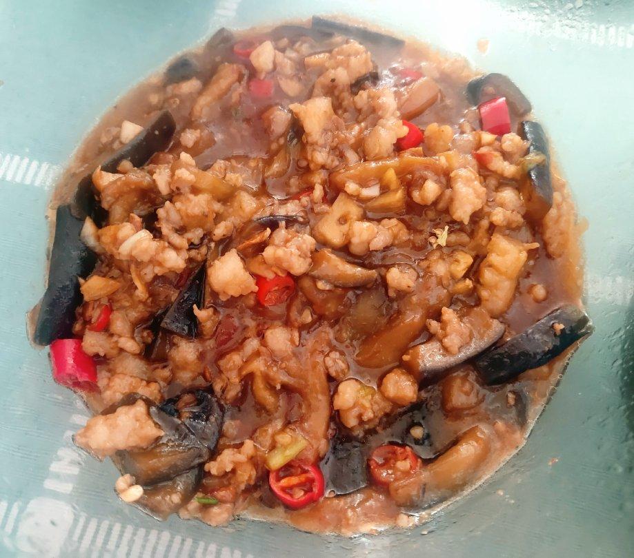 红烧肉沫茄子
