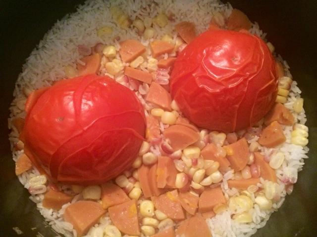 整个番茄饭的做法