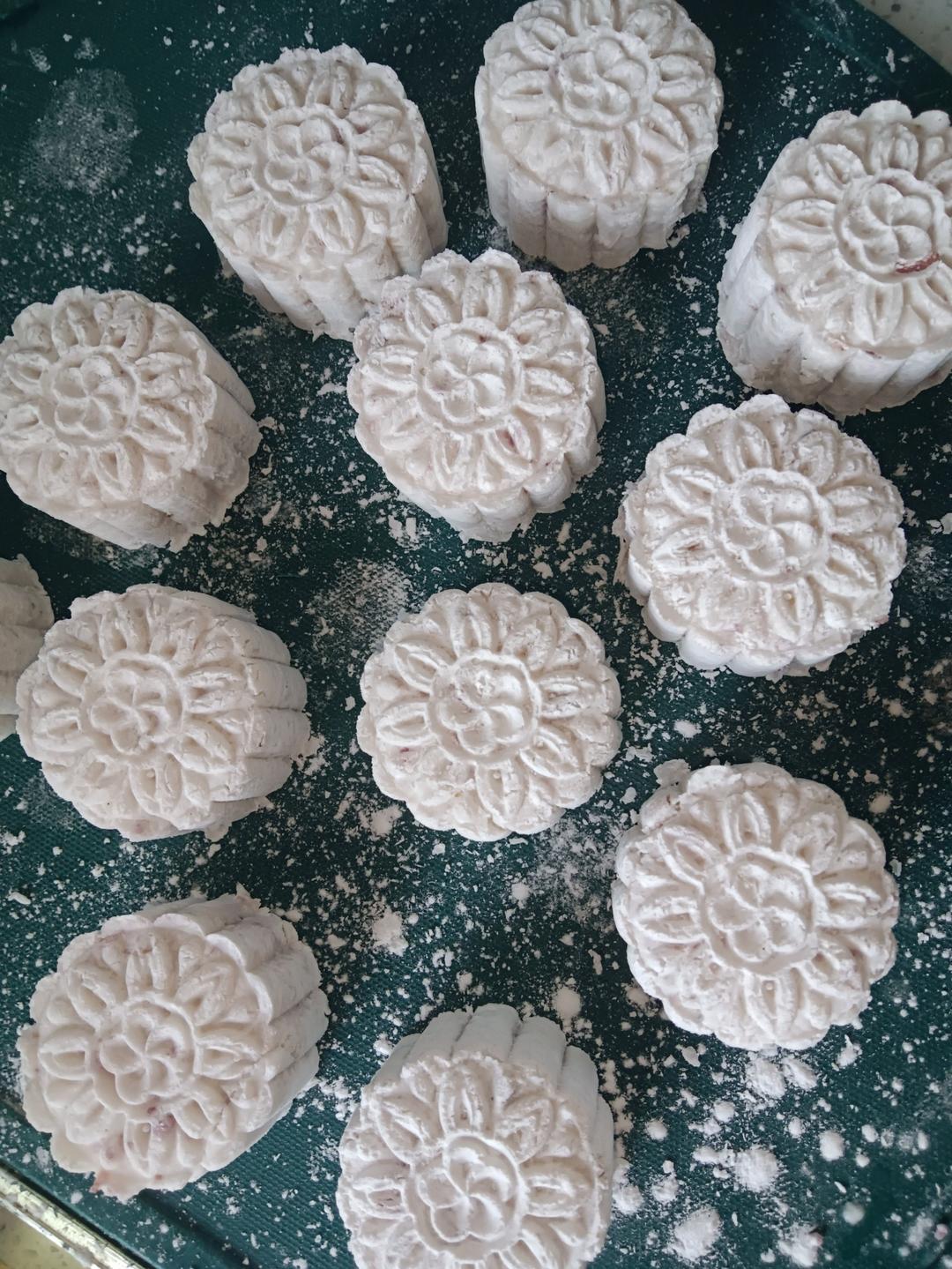 玫瑰花西米饼