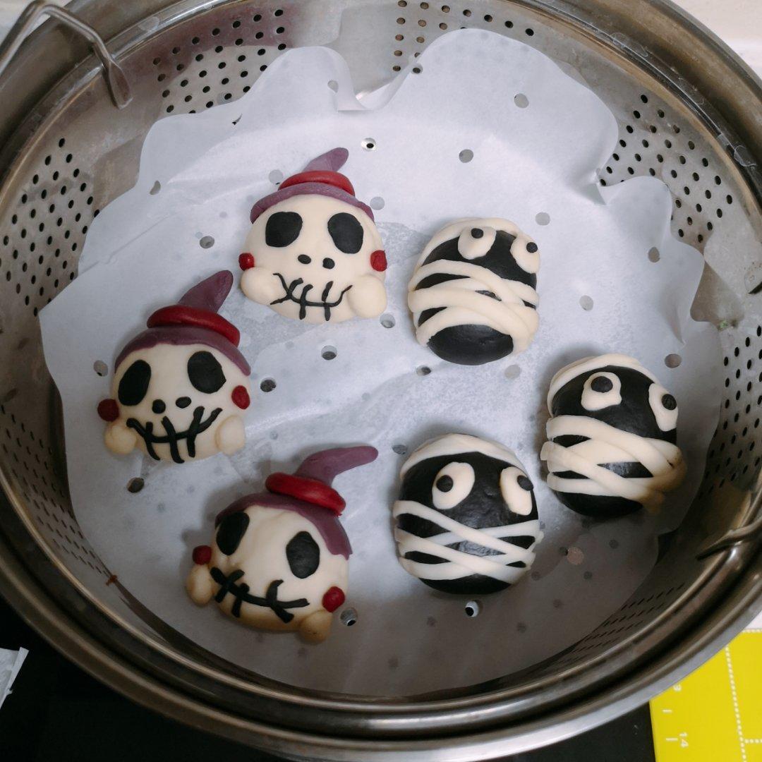 可爱造型馒头 万圣节快乐🎃不给糖就捣蛋👻